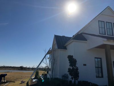 Metal Roof Installation In progress
